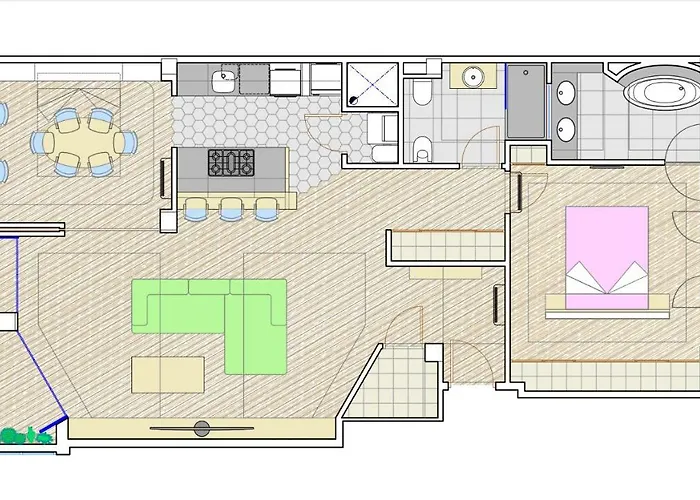 アパート Hexagonal Design *
